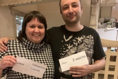 2 место.  Юля Матвеева и Слава Гусев